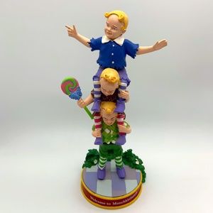 RARE The Wizard of Oz Munchkins Welcome to Munchkinland Bobblehead Figurine